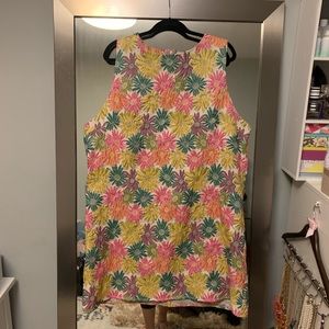 Truly You Floral Mini Dress Sz 16 (22 Europe)